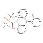 ((2S,3S)-4-(anthracen-9-yl)-3-(tert-butyl)-2,3-dihydrobenzo[d][1,3]oxaphosphol-2-yl)di-tert-butylphosphine oxide