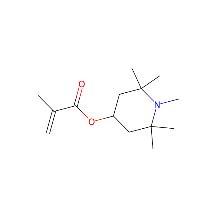 1,2,2,6,6-Pentamethyl-4-piperidyl Methacrylate (stabilized with MEHQ)