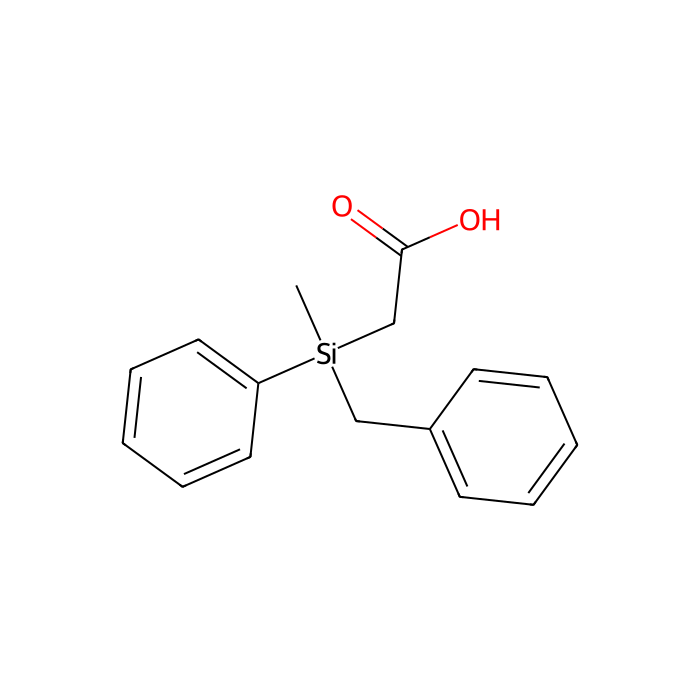 (+)-Benzylmethylphenylsilylacetic Acid [for e.e. Determination by NMR]