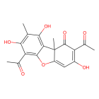 (+)-Usnic acid from Usnea dasypoga